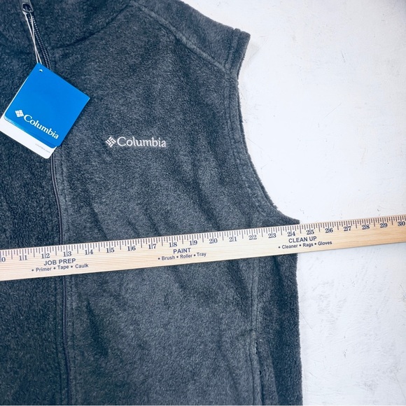 Columbia Mens‎ Fleece Zip Front Vest - L - New with Tags - Picture 2 of 9